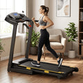 Treadmill with Incline Folding with 12 Level Automatic Incline 2.5Hp Power 8.5Mhp Speed Running Machine 15 Preset Training Program Electric Treadmill for Home Use