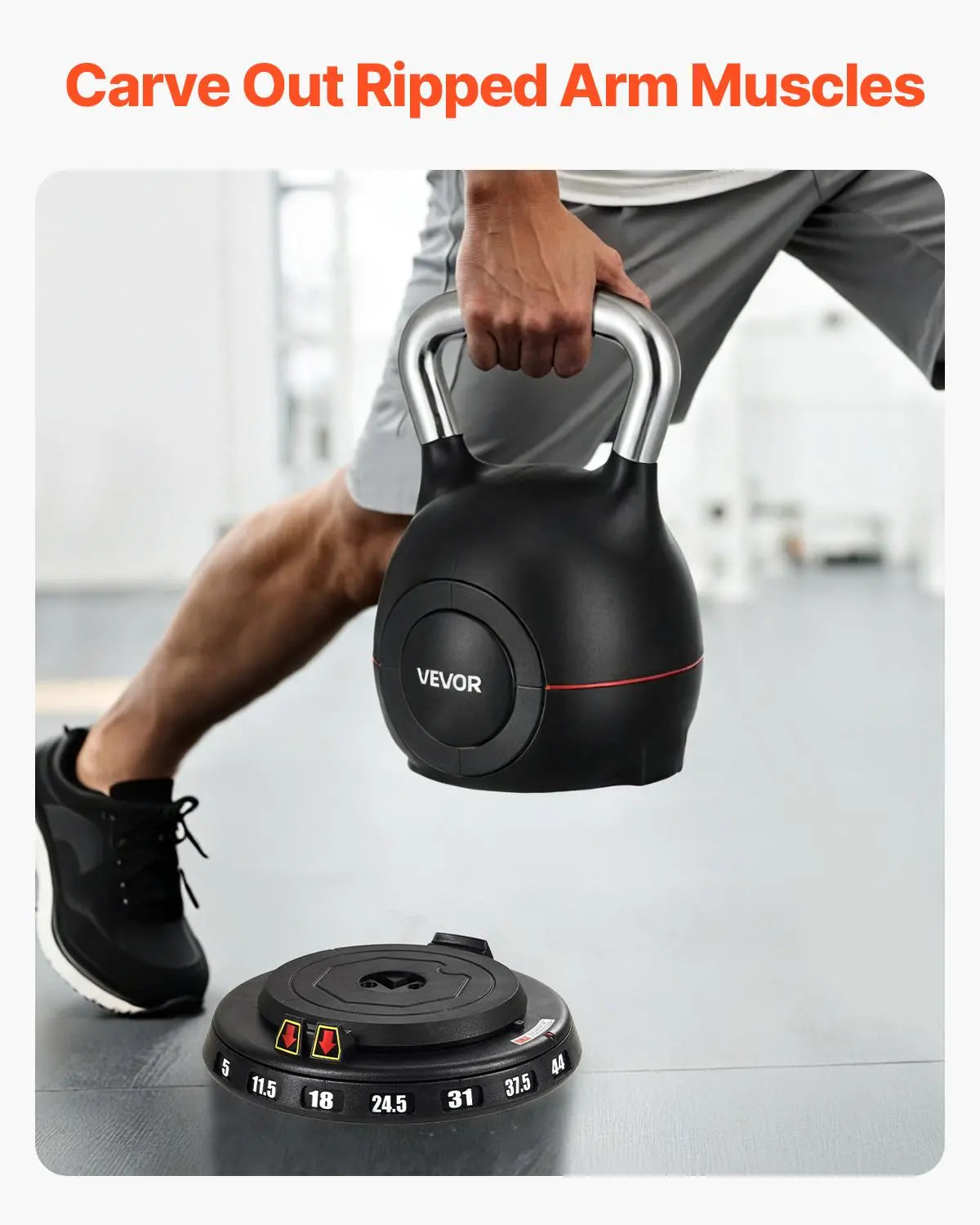 Transform Your Workout with the Vevor Adjustable Kettlebell - 7 Weight Levels for Ultimate Strength Training